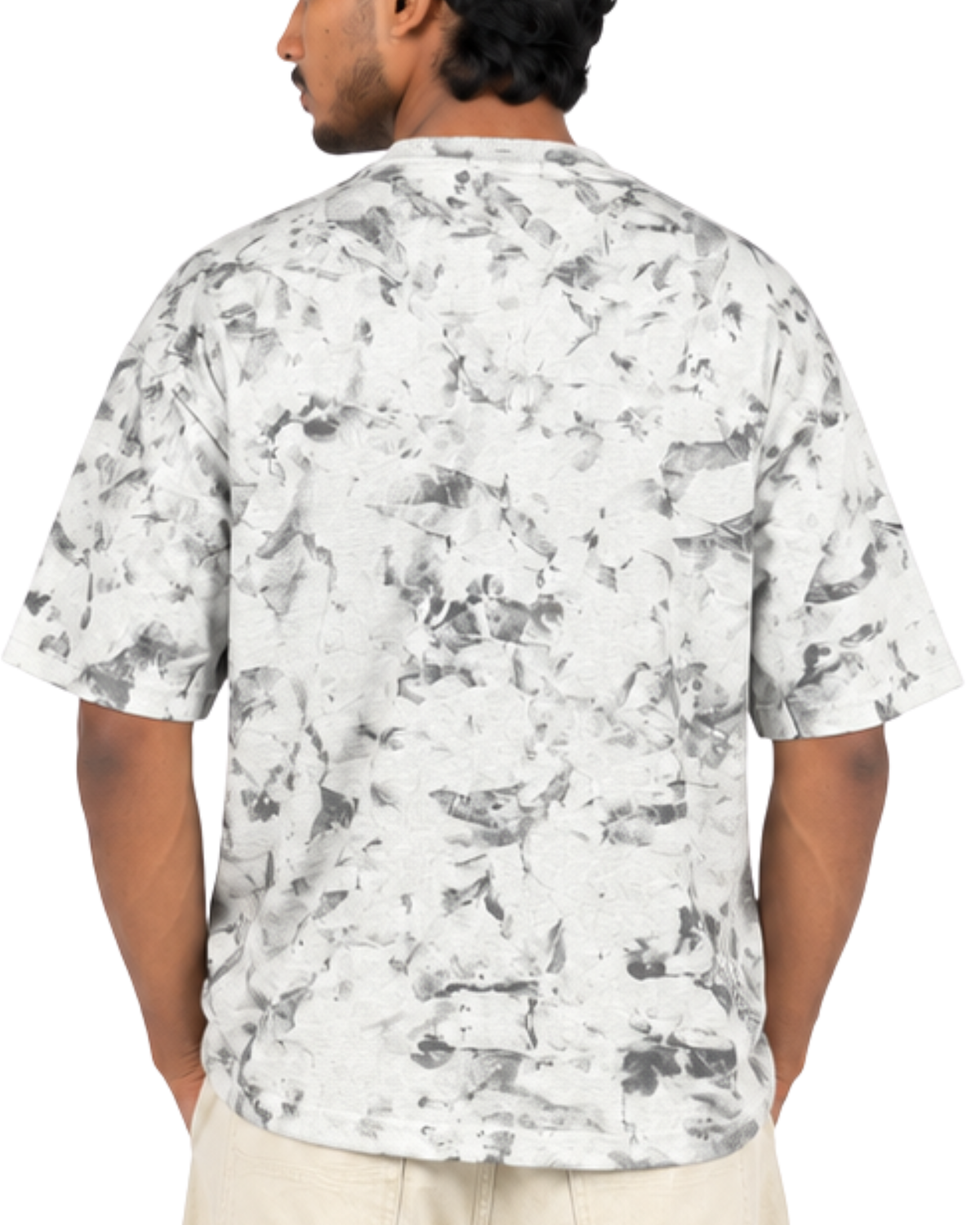 Boxy Fit Grey Nova Oversize Tees (Acid Wash)