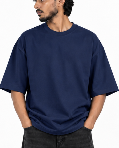 Navy Classic Oversize Tee