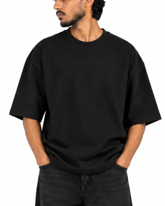 Black Classic Oversize Tee